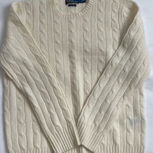 Ralph Lauren Cream Cashmere Sweater